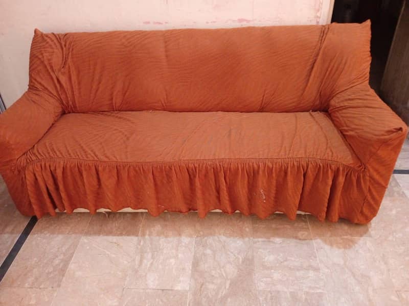 sofa set with covers 0