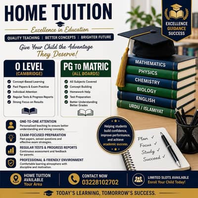 female home tutor available