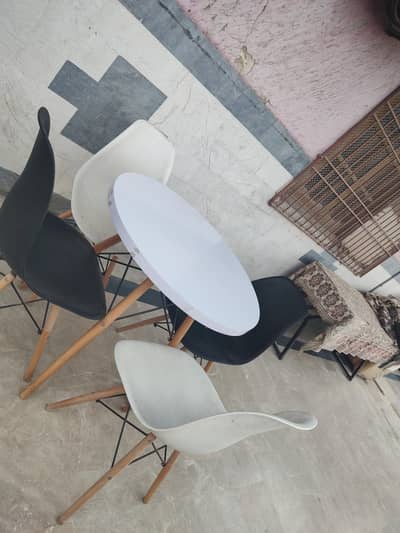 Table and chairs