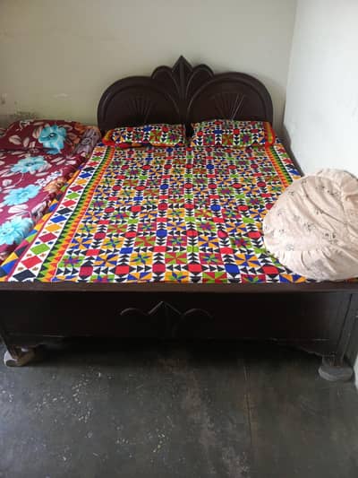 Small double bed with mattress for Sale