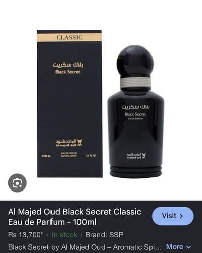 Men imported Perfumes