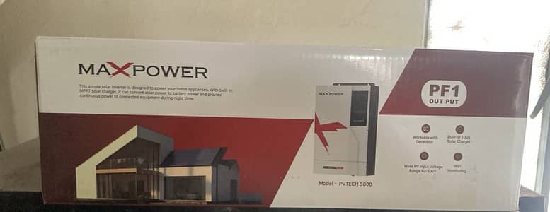 Max Power Solar Hybrid brand new inverter PVTECH 5000 Wifi model