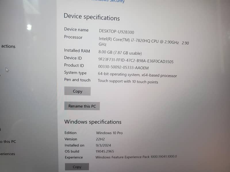 DELL PRECISION 5520 4