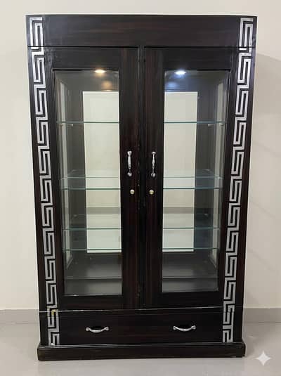 Luxury Bedroom Set with Dressing & Showcase & doubleside table