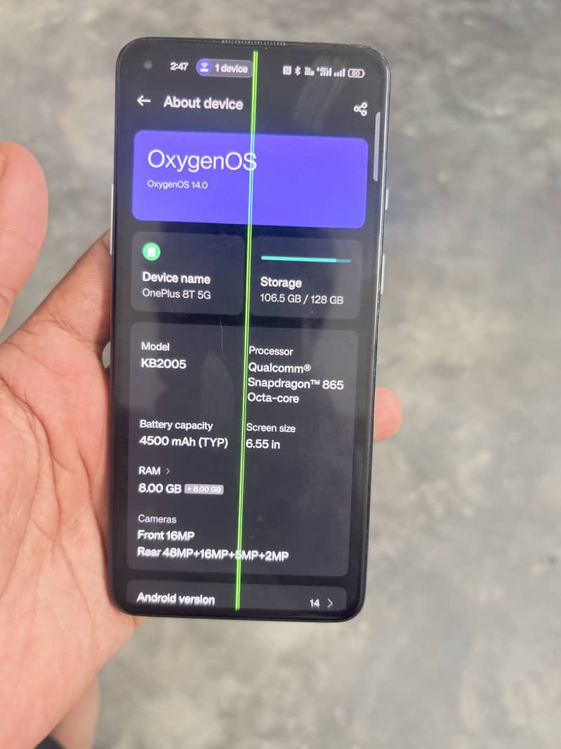 One Plus 8T 1