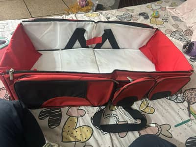 baby bag cum bed imported from UAE