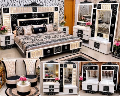 Bed Set | Wooden Bed | BedRoom Set | branded Bed Set | King size Bed
