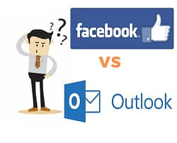 Facebook and outlook