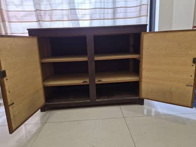 2in1 Wooden Table + Wardrobe