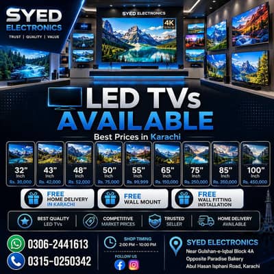 GRAND SALE BUY 55 INCH ANDROID 4K LED TV
