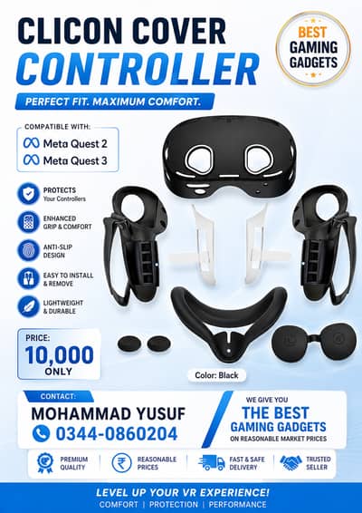 CLICON Cover Controller for Meta Quest 2 & Meta Quest 3
