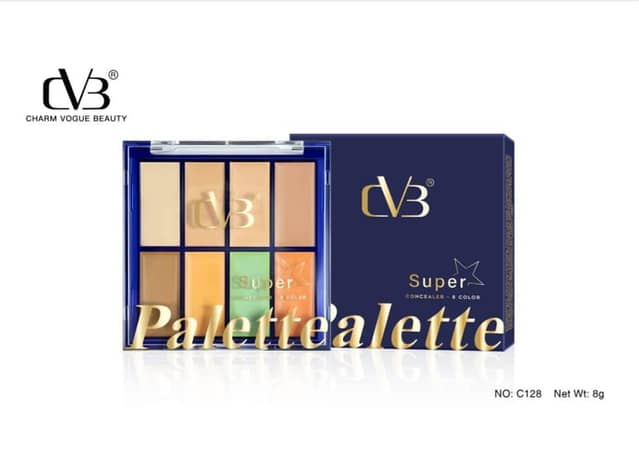 CvB Super 8 in 1 Face Concealer pallate