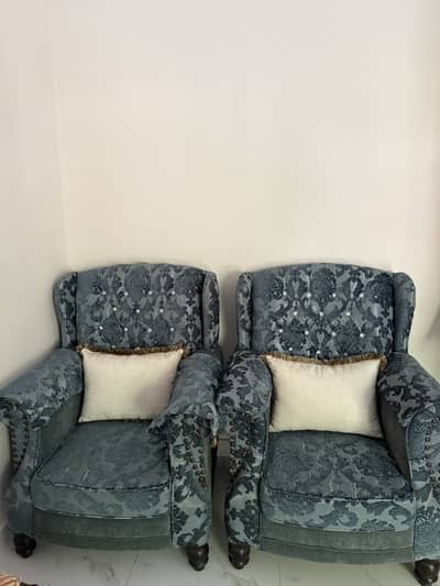 Luxury Sofa Chair Pair