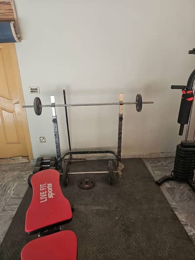 Complete Home Gym Setup for Sale – Excellent Condition