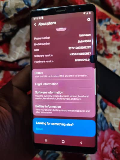 Samsung Mobile Note 8