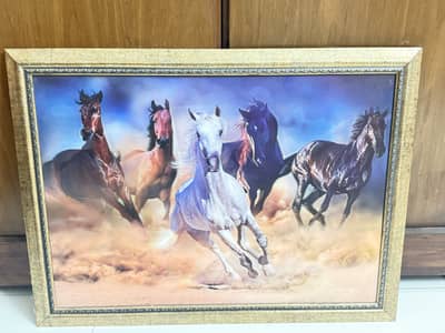 Horse 3d wall painting