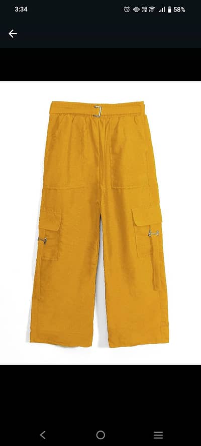 cargo pants for girl and ladies