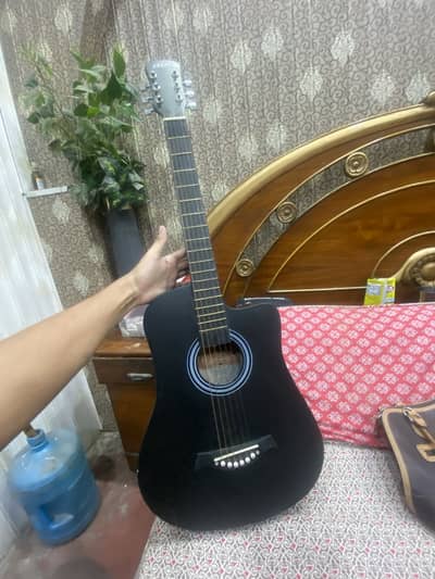 Black guitar