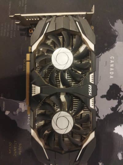 msi dual fan gtx 1050Ti oc 4gbvram gaming gpu like new 10/10 condition