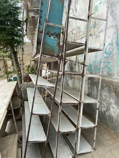 iron racks for sale sath me counter bhi hai