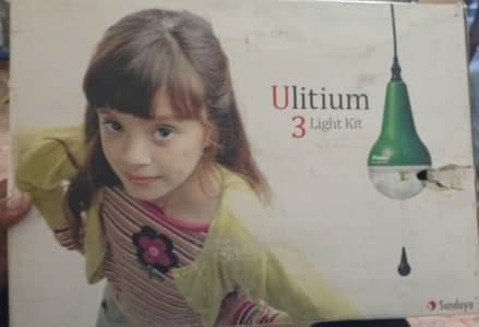 solar panel with charging bulb