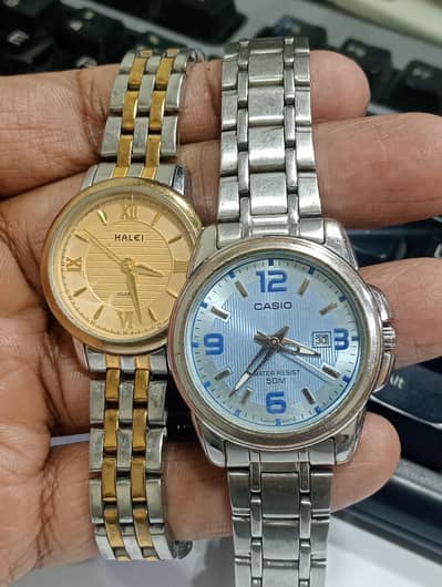 Ladies watch Casio and Halie watch for women and Girls