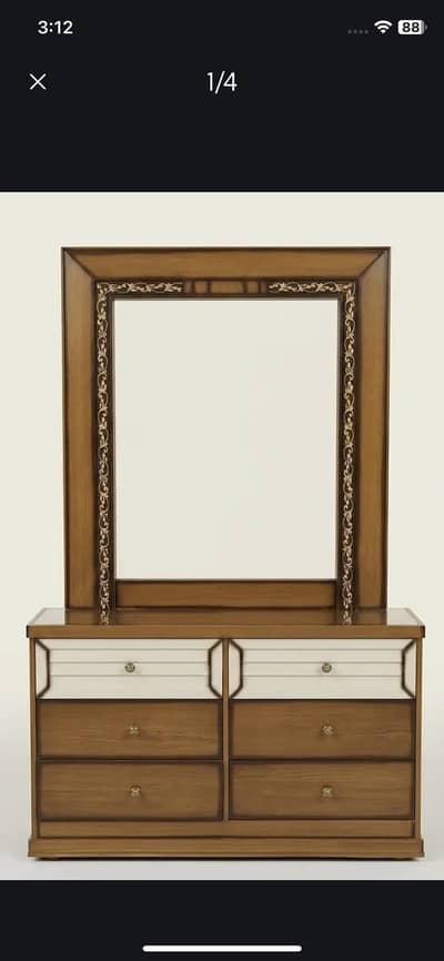 bad with side tables  and dressing table