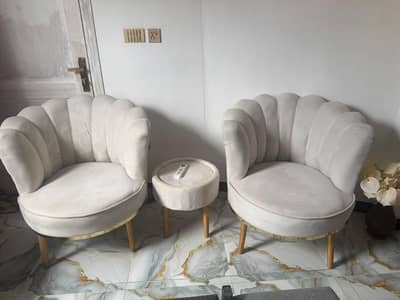 2 sofas with table
