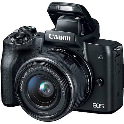 Canon EOS M50 Mirrorless Camera with 15-45mm Lens | 24MP | 4K Video