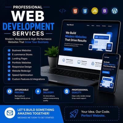 web developing services excellent Quality in low price