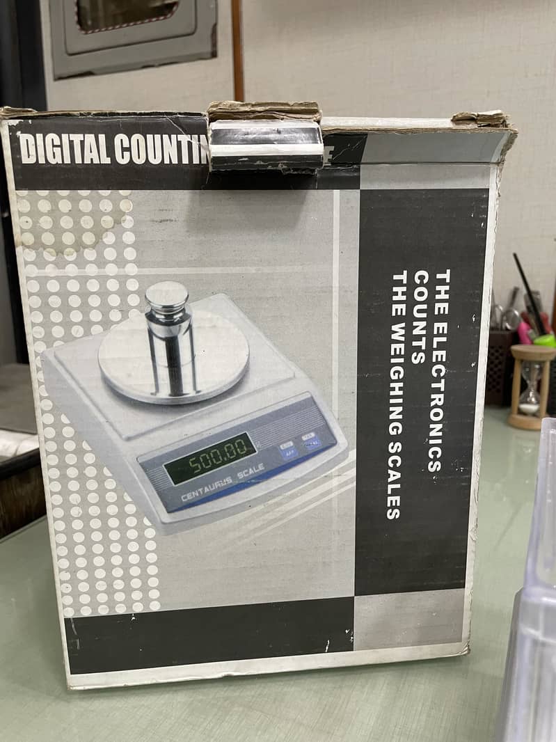 Digital scale with counting 1