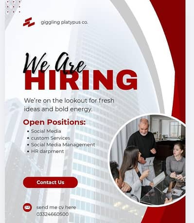 we are hiring office base job in Rawalpindi