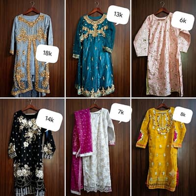 Ladies Fancy Dresses Collection | Party Wear & Formal Suits | Multiple