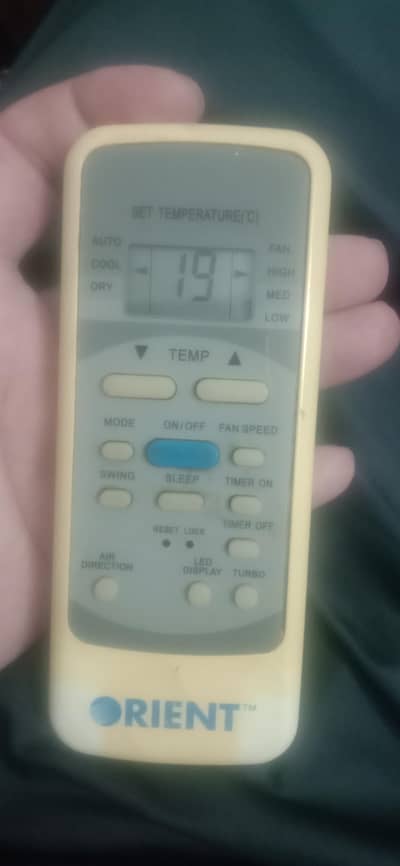 Orient ac remote