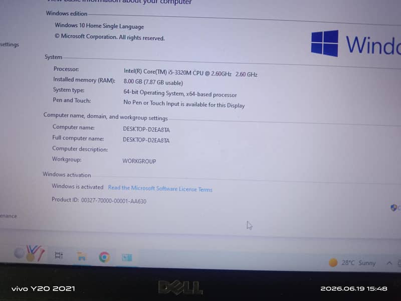 Dell i5 3rd generation 0