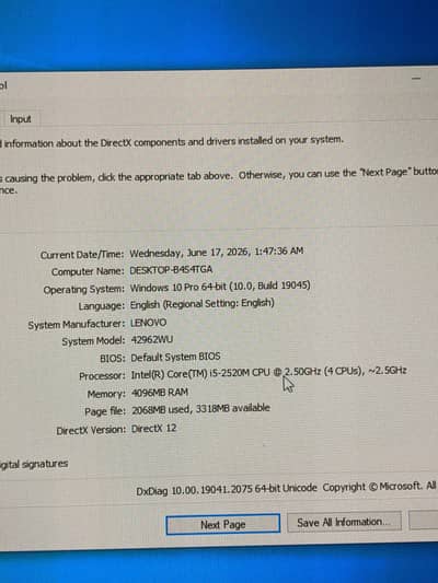 Lenovo laptop