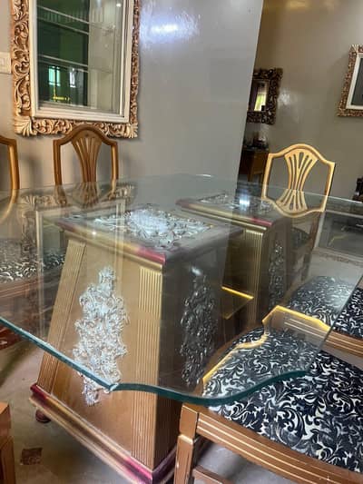 dining table brand new glass top