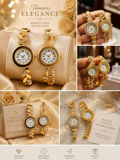 Stainless steel Handcuff watch ⌚  Excellent quality Rs. 1480/- each