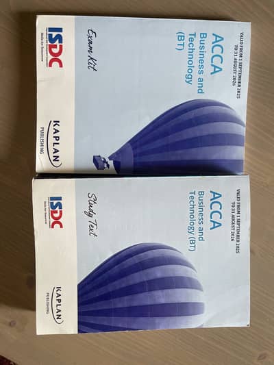 ACCA F1 Business & Technology (BT) 2026 study text & exam kit