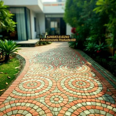 Garden Paving - Tuff Tiles - Tuff Pavers - Decorative Tile - Ramp Tile