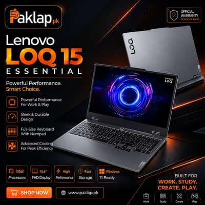 Lenovo LOQ 15 Gaming Laptop Core i5 RTX 4050 & RTX 5050 Pakistan