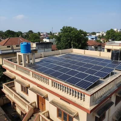 Modern Hybrid Home Solar System