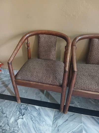wooden sofa set