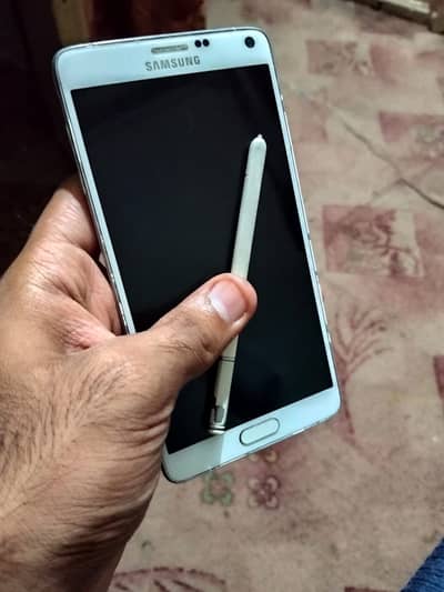 Samsung Mobile Note 04 Pulse white