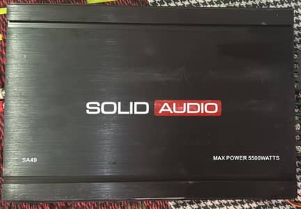 Solid Audio SA49 4-channel car amplifier.