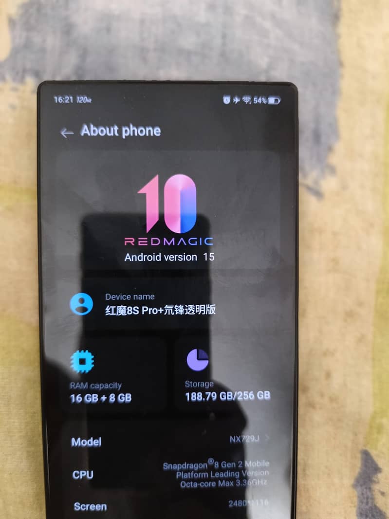 Redmagic 8S Pro plus 6