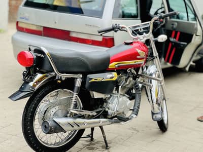 Honda CG 125 salf start crome adetion