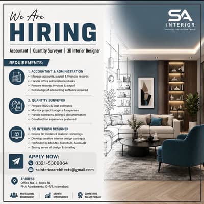Jobs in construction firm