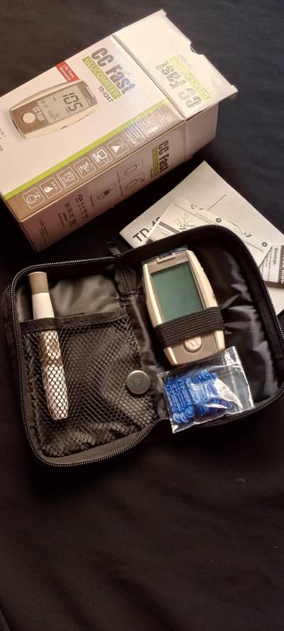 Title: CC Fast Glucometer TD-4267 Complete Kit | New