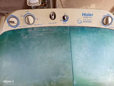 Haier washing machine